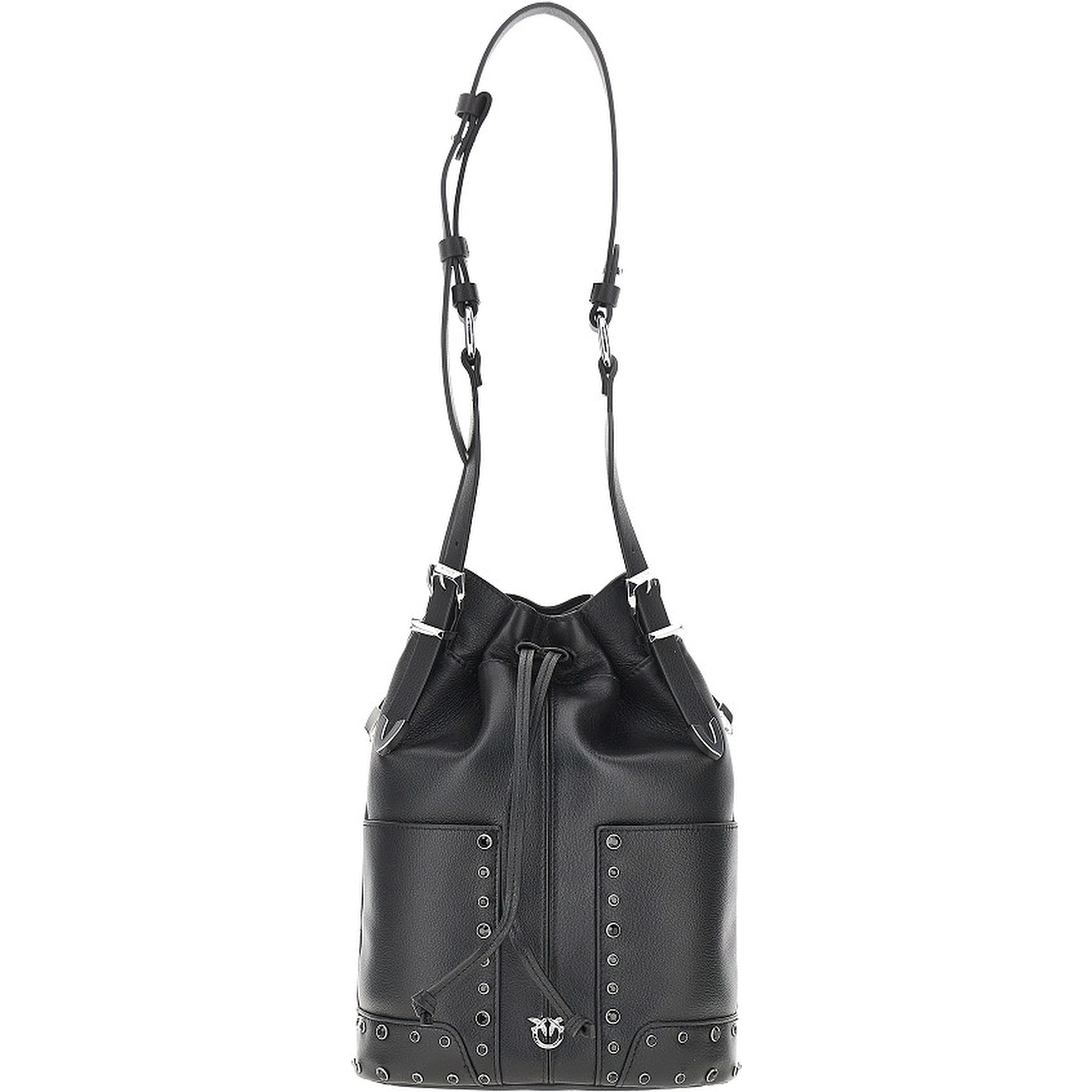 'Bucket Mini' leather bag
