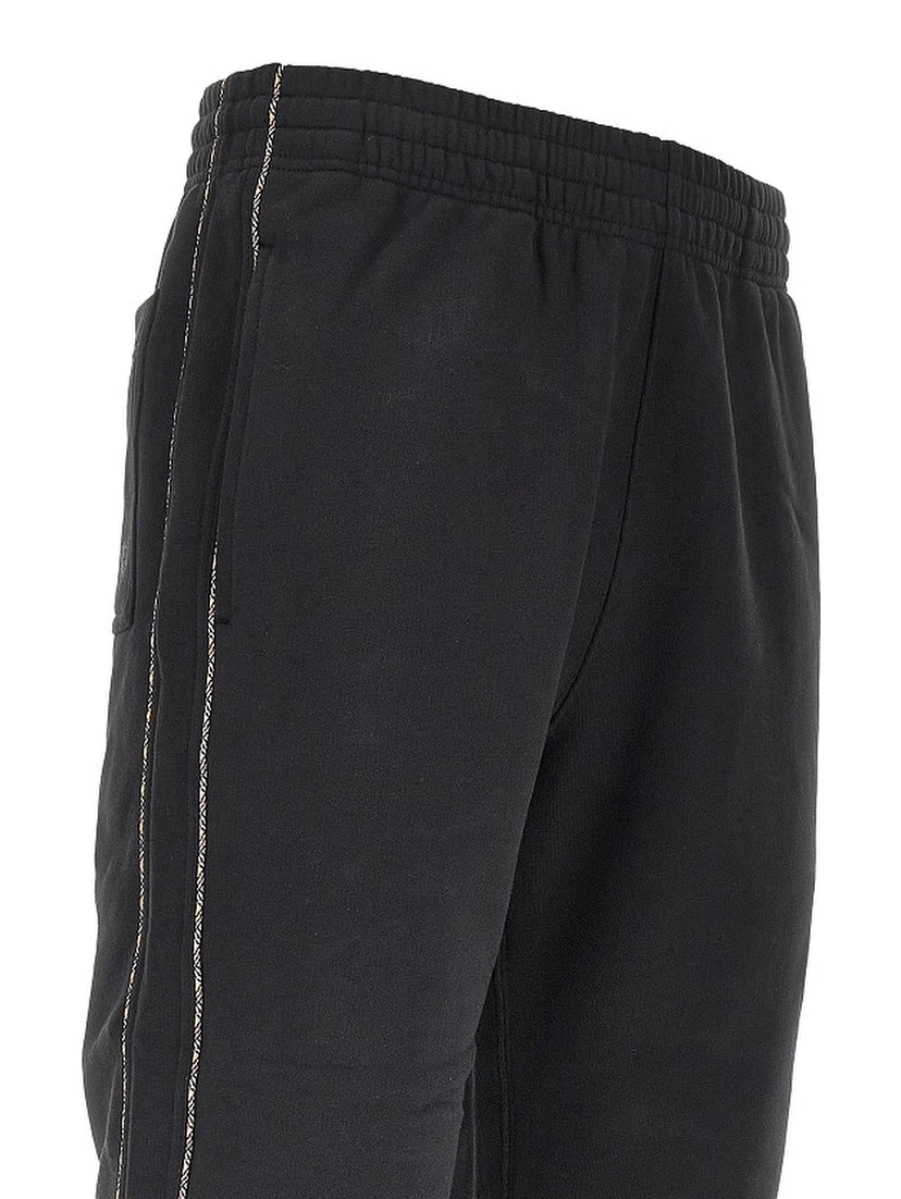 Sweatpants with Check piping