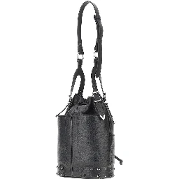 'Bucket Mini' leather bag