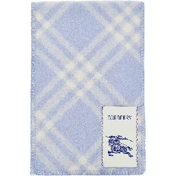 Check wool scarf