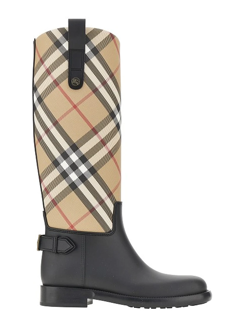 'Cavalier Check' boots