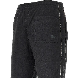 Sweatpants with Check piping