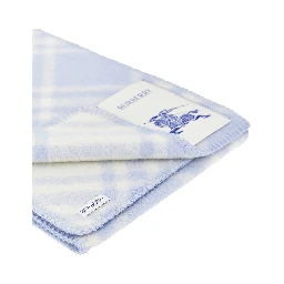 Check wool scarf