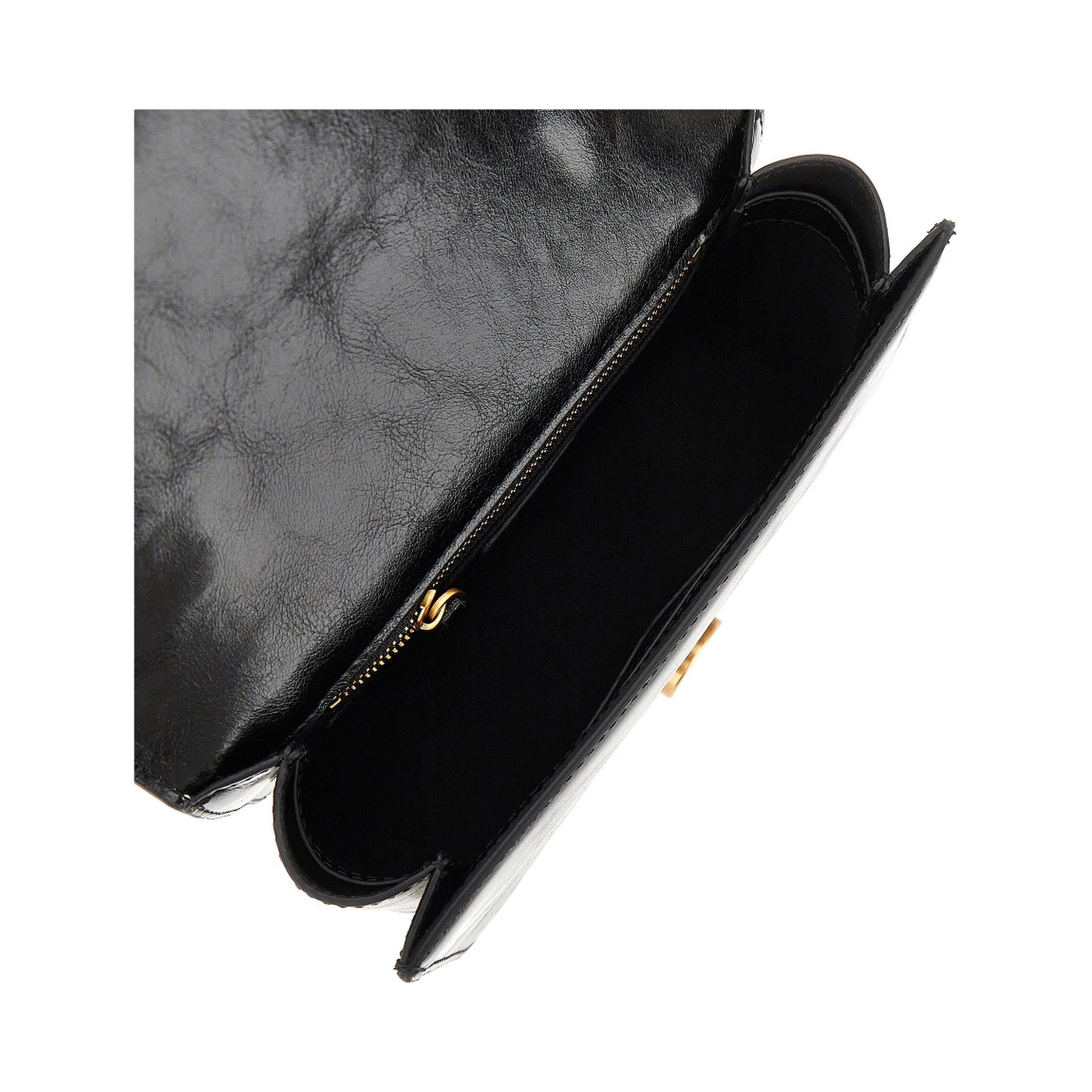 'Love One' bag with faux fur strap