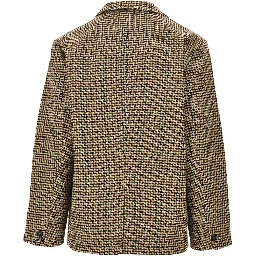 'WBGing' houndstooth jacket