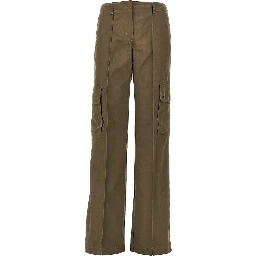Gabardine cargo pants