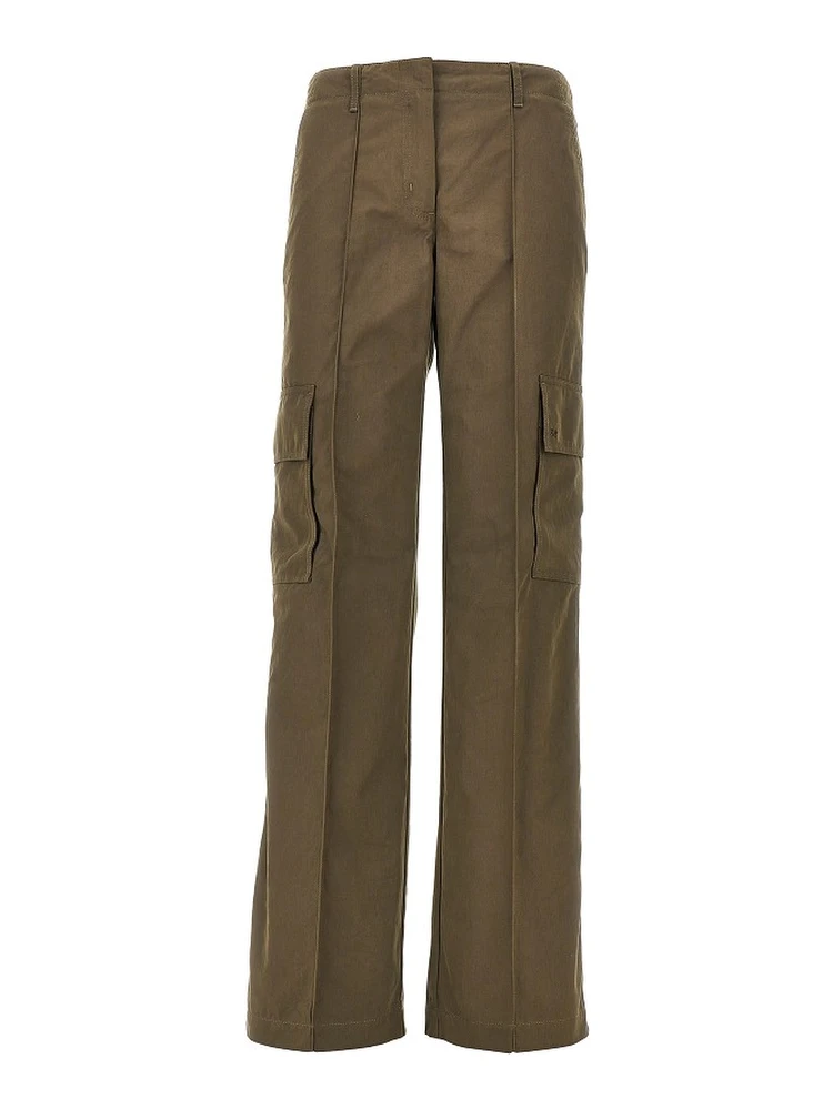 Gabardine cargo pants