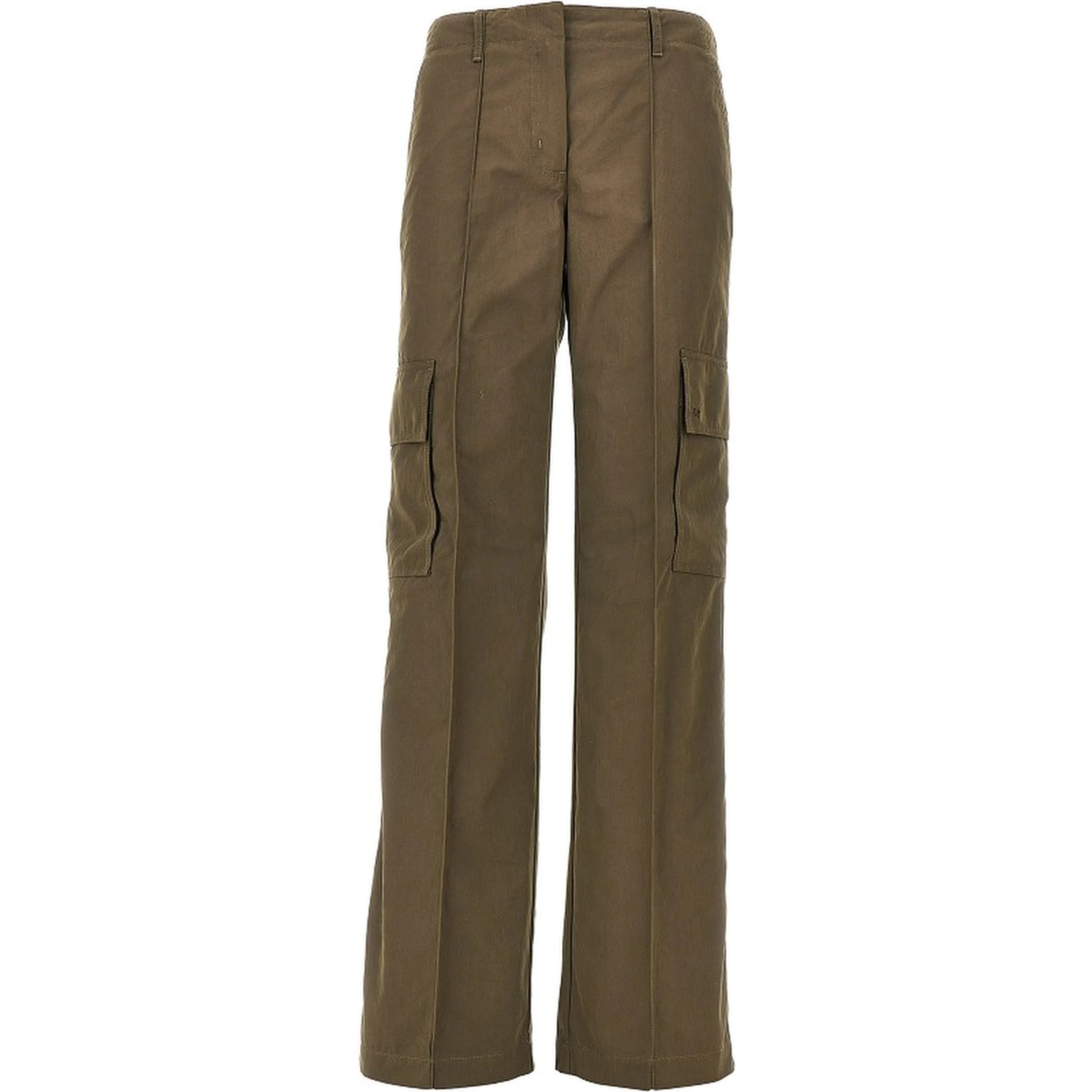 Gabardine cargo pants