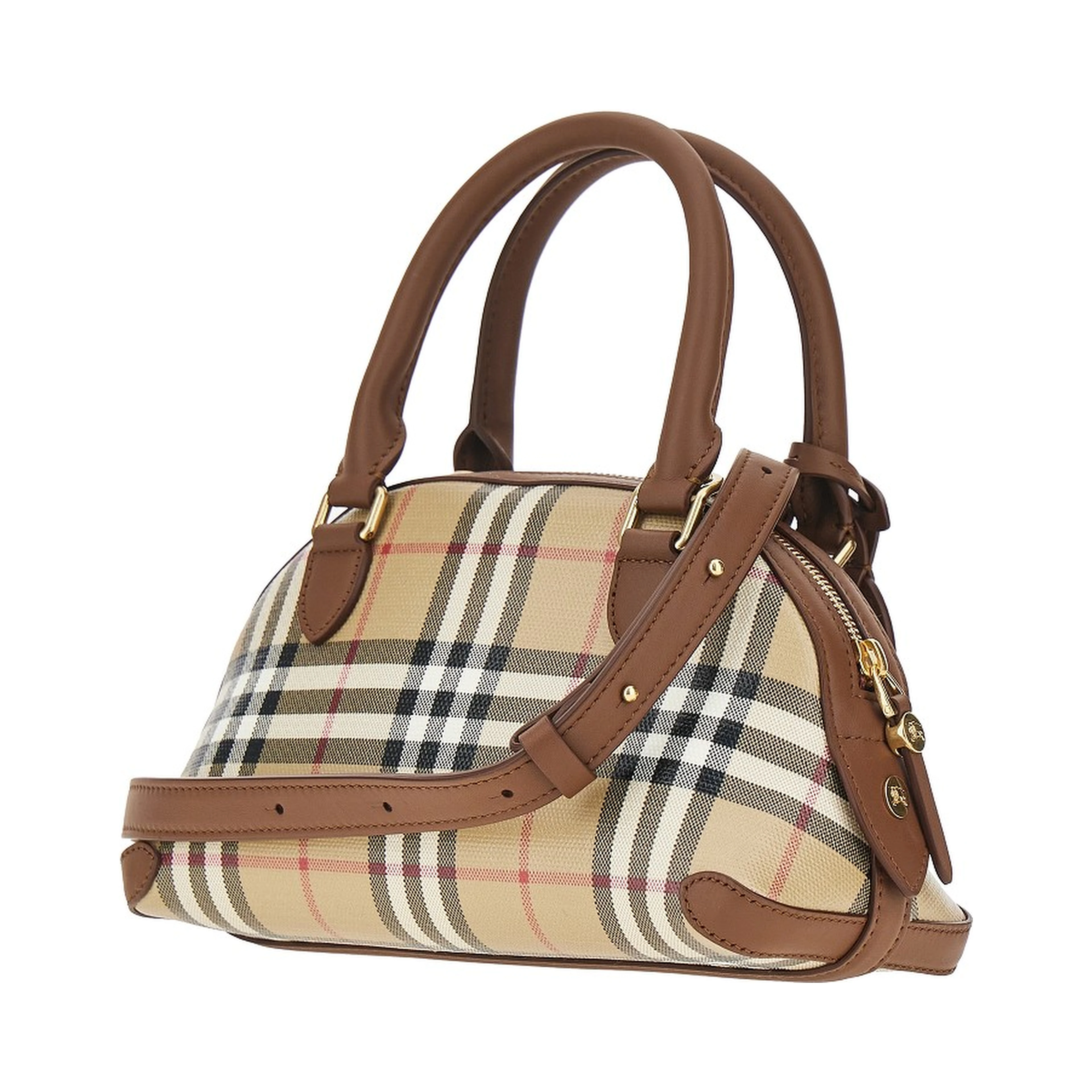 Coated Check canvas mini 'Primrose' bag