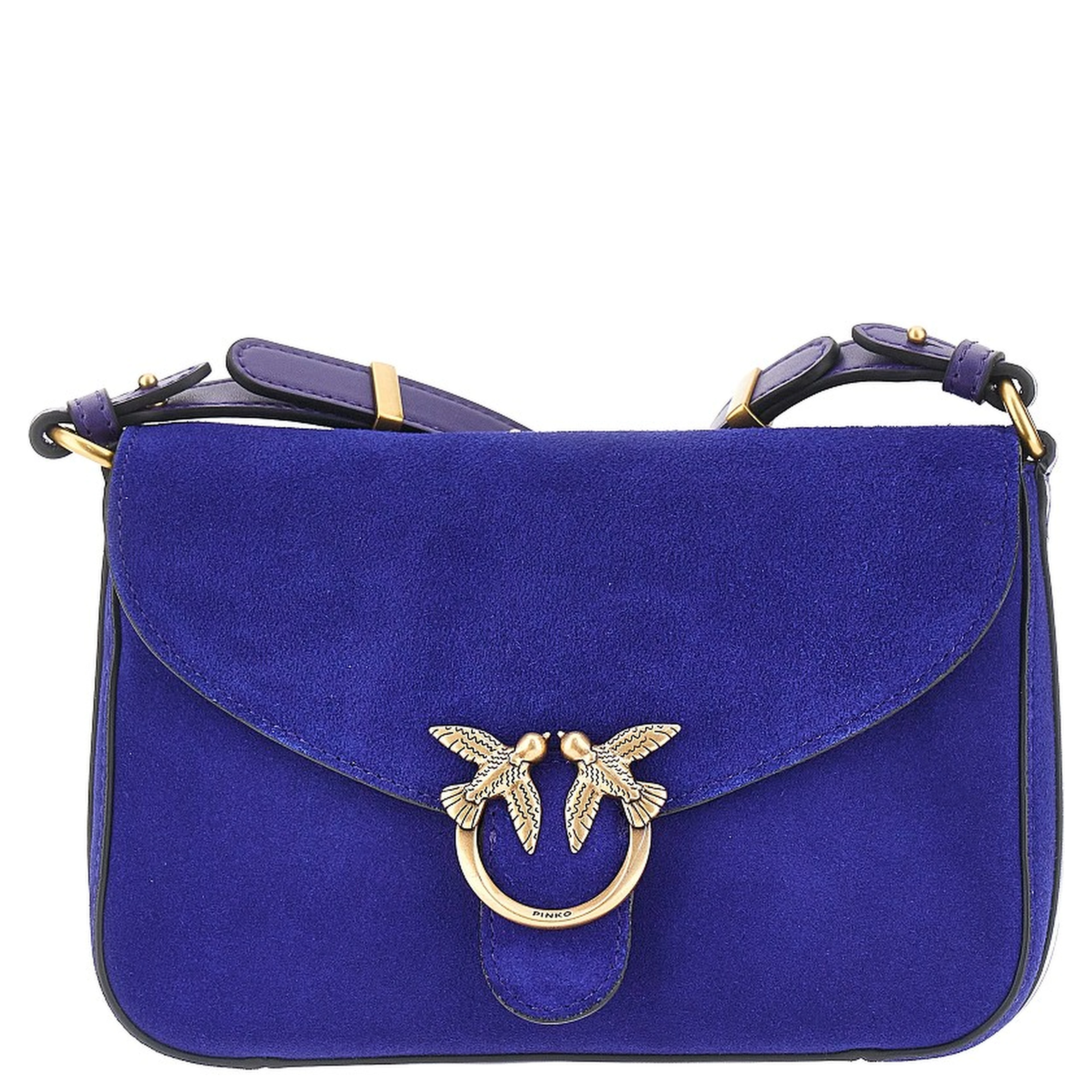 'Mini Love Bag Satchel' suede leather bag