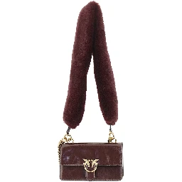 'Love One' bag with faux fur strap