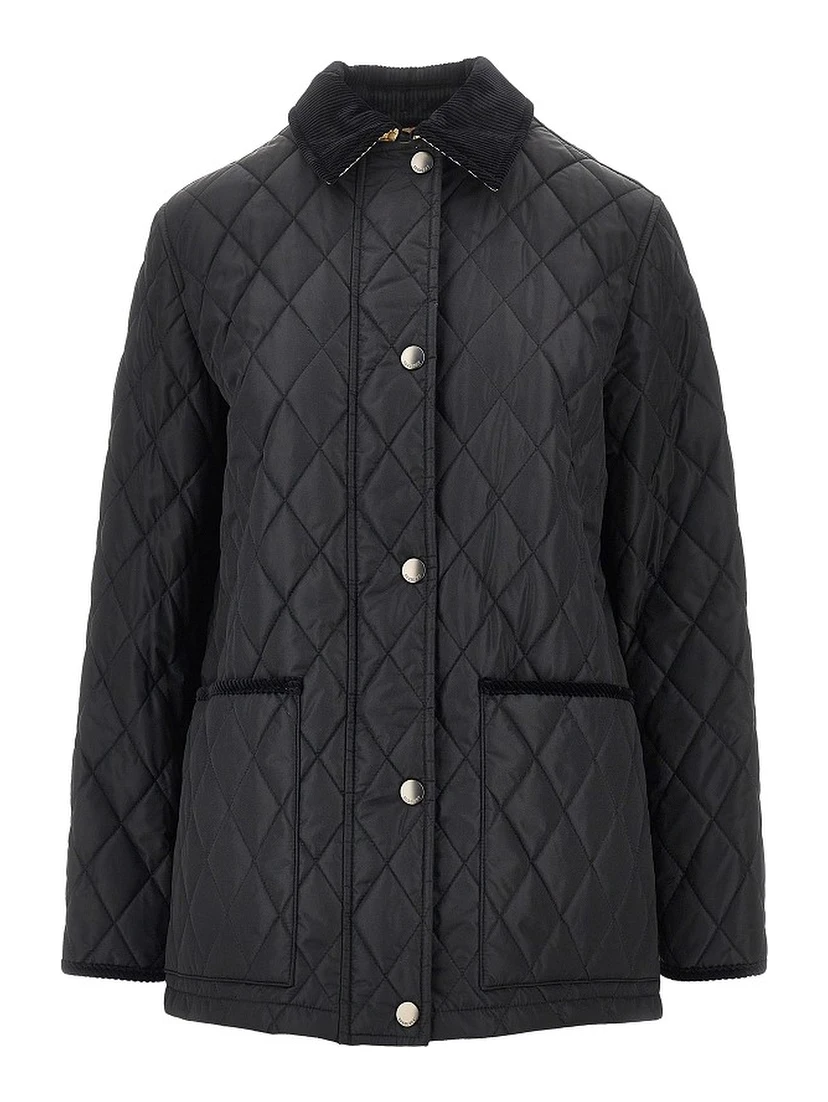 Quilted nylon country jacket