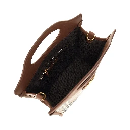 Coated Check canvas mini 'Pocket' bag