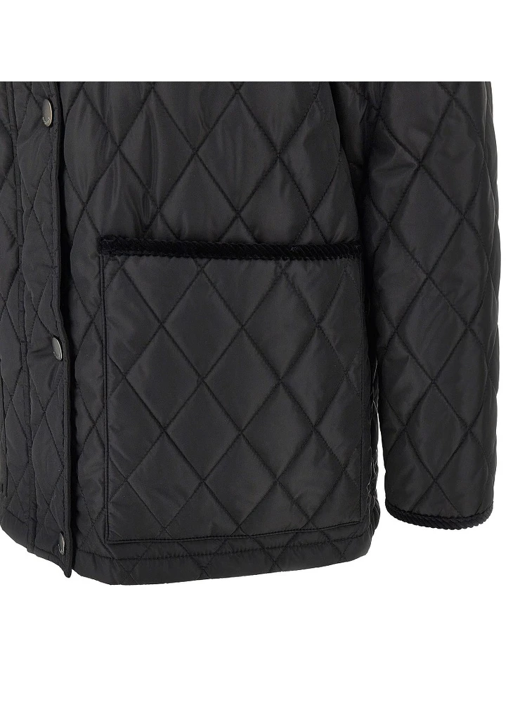 Quilted nylon country jacket alternative