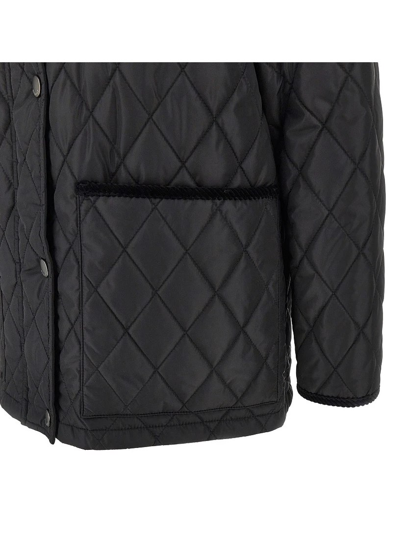 Quilted nylon country jacket