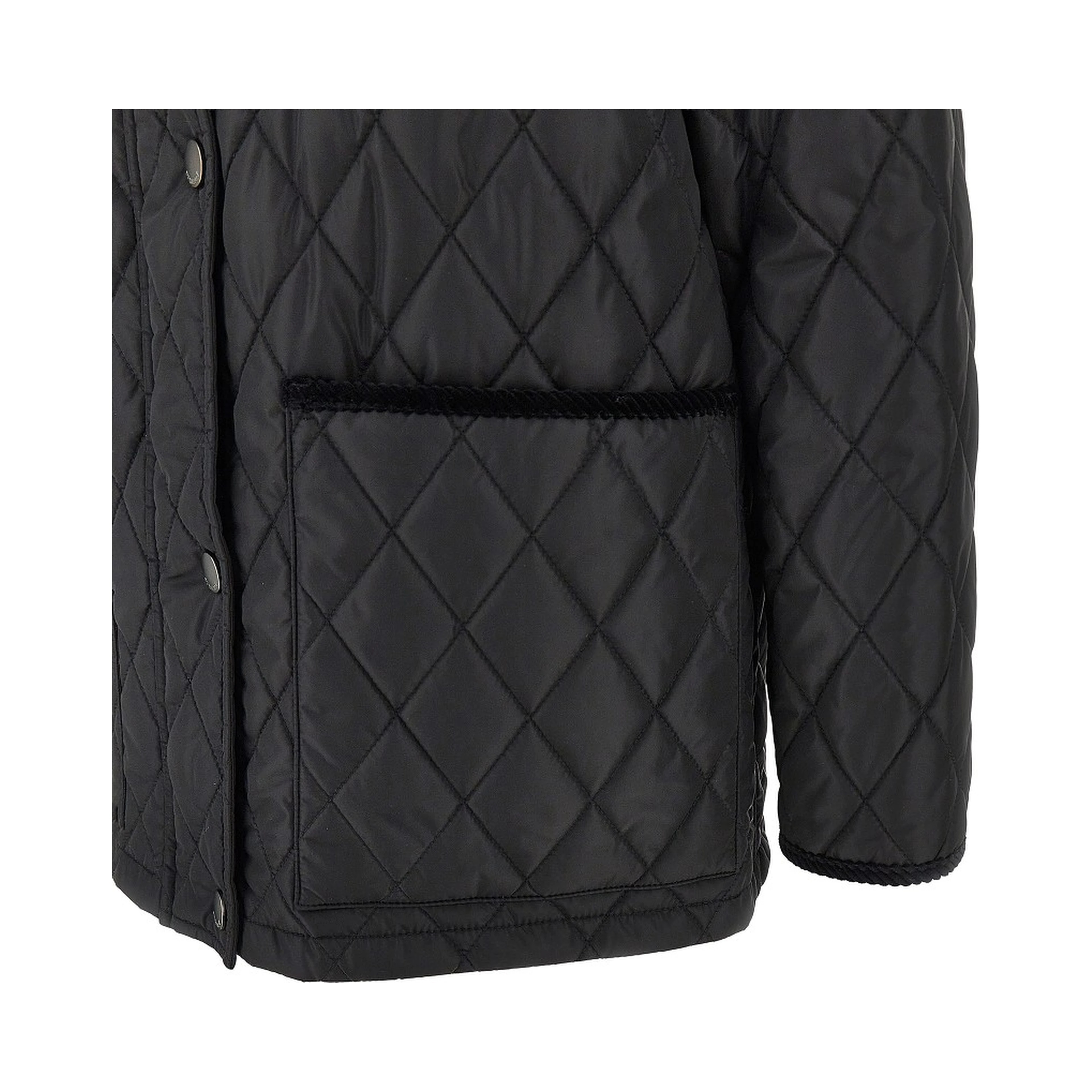 Quilted nylon country jacket