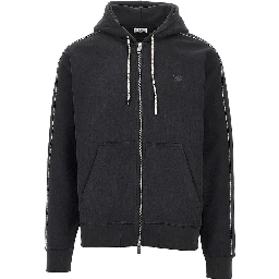 Full-zip hoodie with Check piping