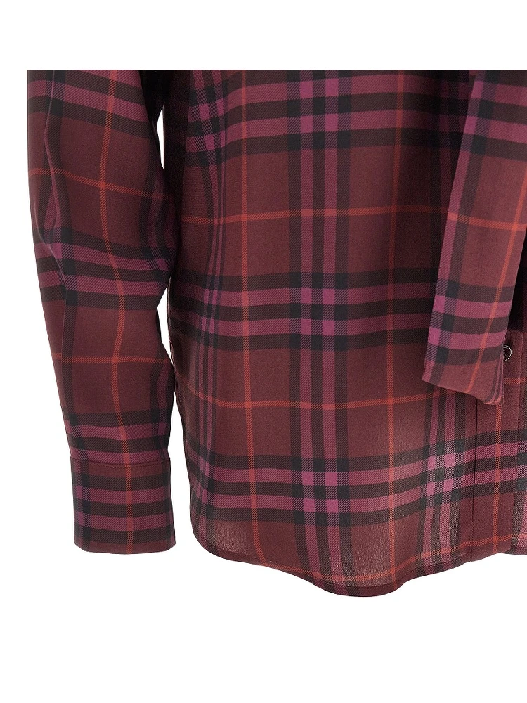 Check silk shirt alternative
