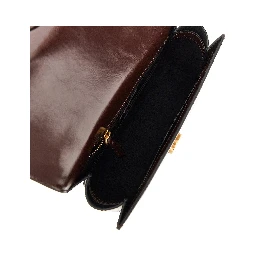 'Love One' bag with faux fur strap