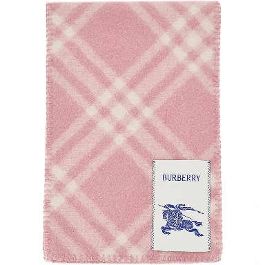 Check wool scarf