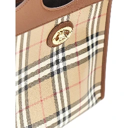 Coated Check canvas mini 'Pocket' bag