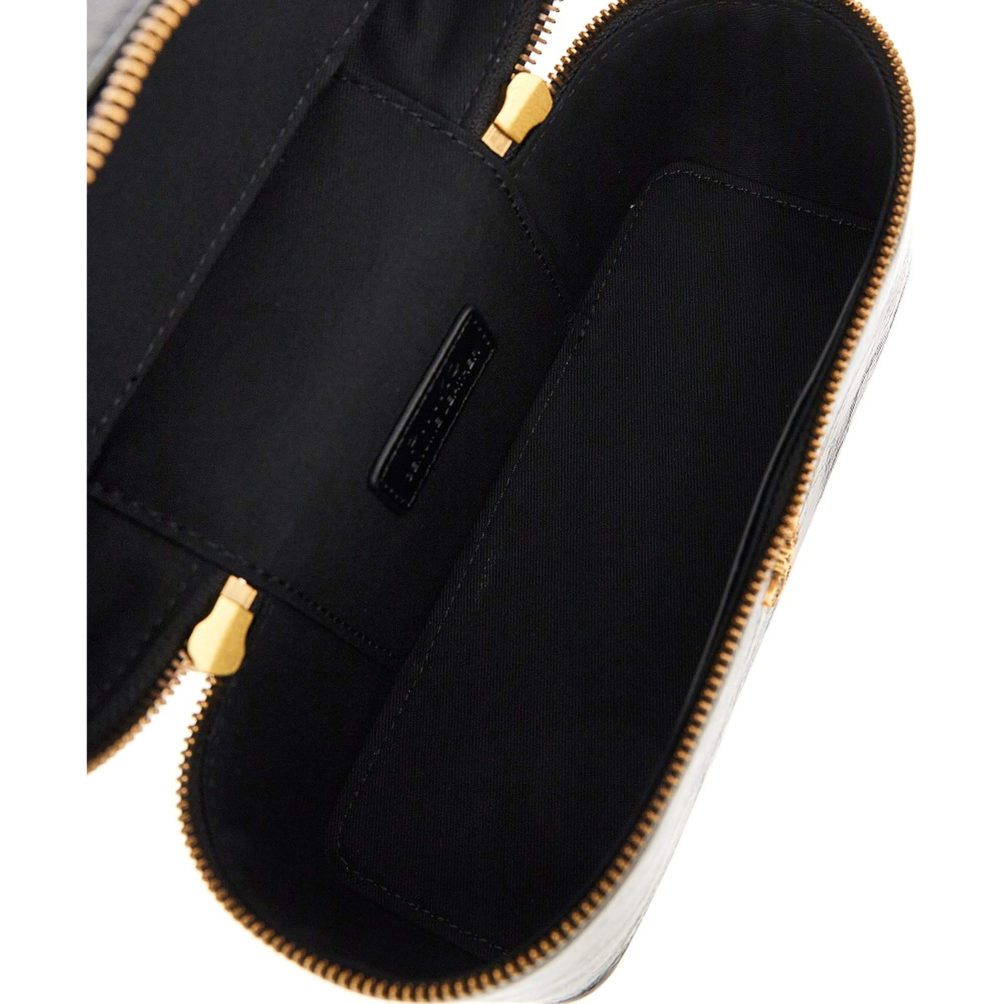 Shiny leather mini vanity case