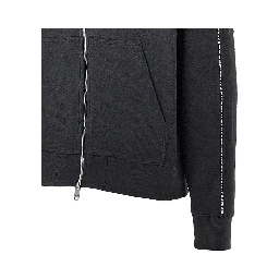 Full-zip hoodie with Check piping