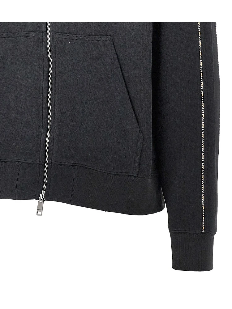 Full-zip hoodie with Check piping alternative