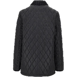 Quilted nylon country jacket