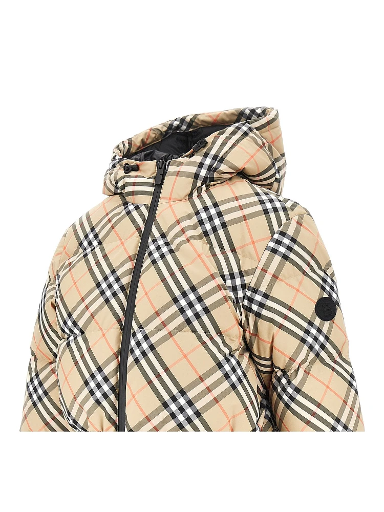 Check nylon down jacket alternative