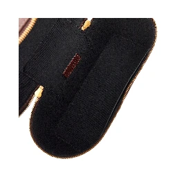 Shiny leather vanity case
