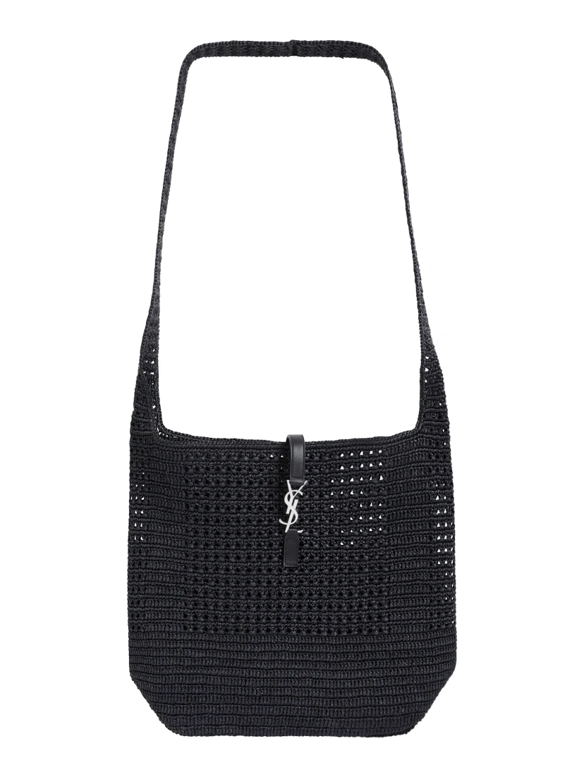 Saint Laurent Raffia Hobo Bag