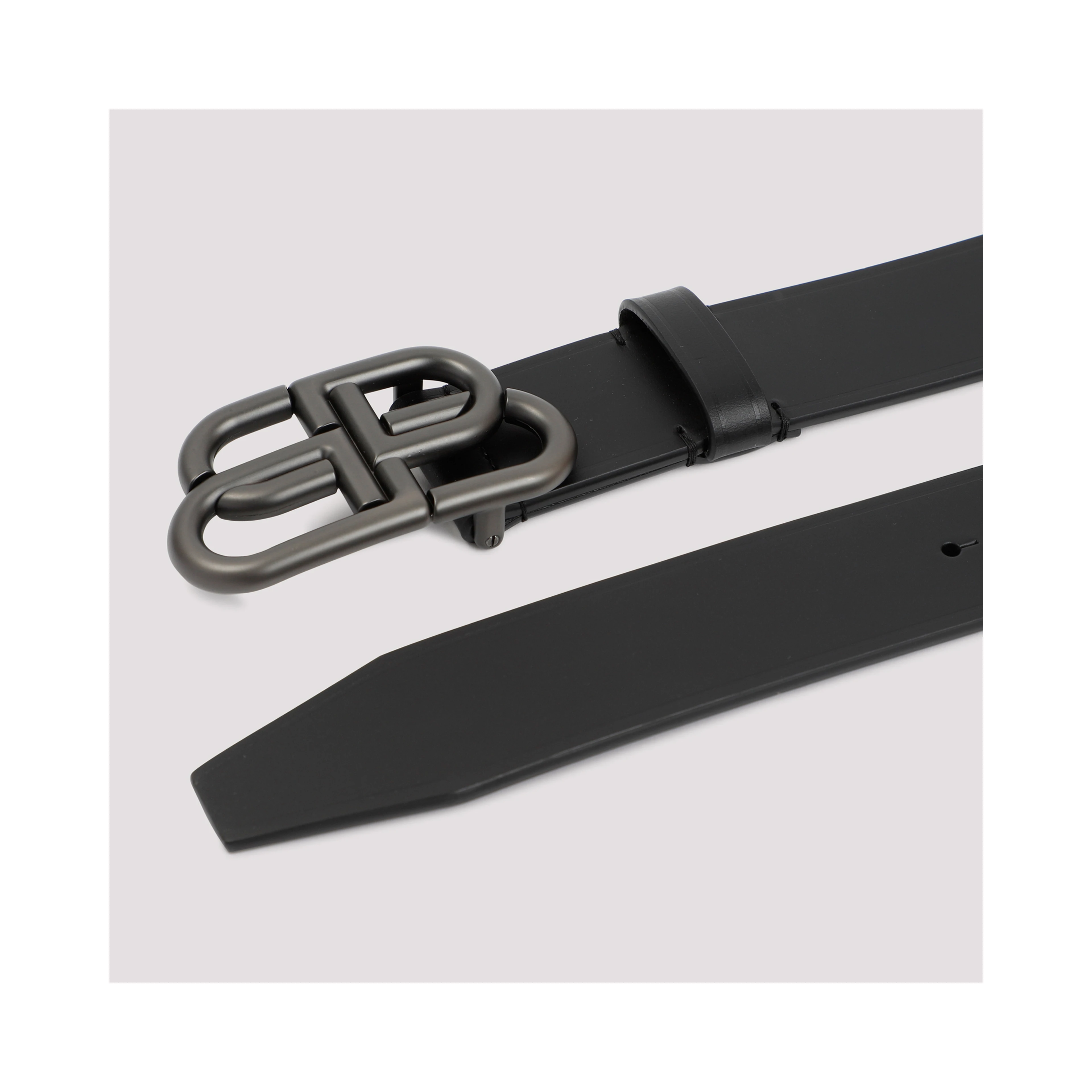 Balenciaga BB Leather Belt