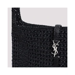 Saint Laurent Raffia Hobo Bag