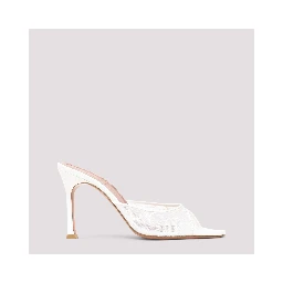 Amina Muaddi Alexa Lace 95 Slippers