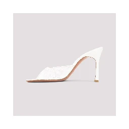 Amina Muaddi Alexa Lace 95 Slippers