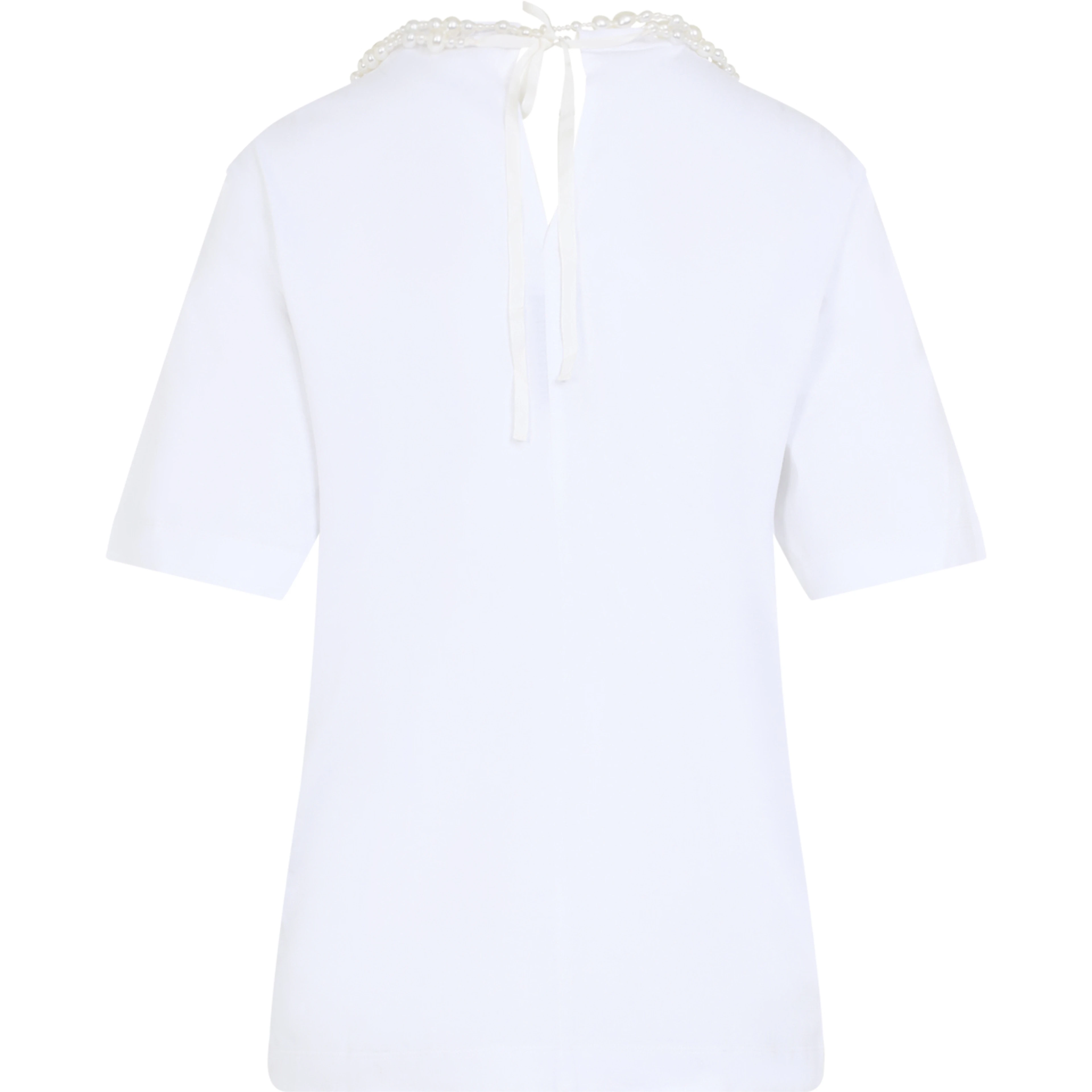 Carven Pearl Necklace T-shirt