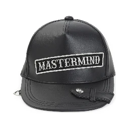 Mastermind World Faux Leather Cap