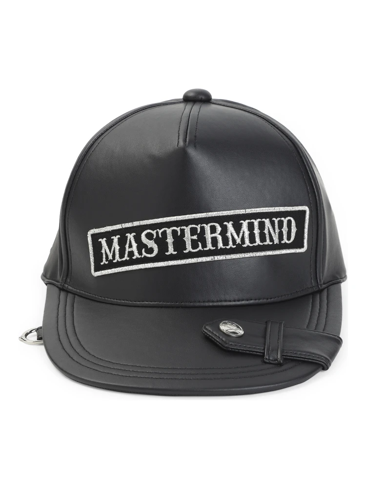 Mastermind World Faux Leather Cap
