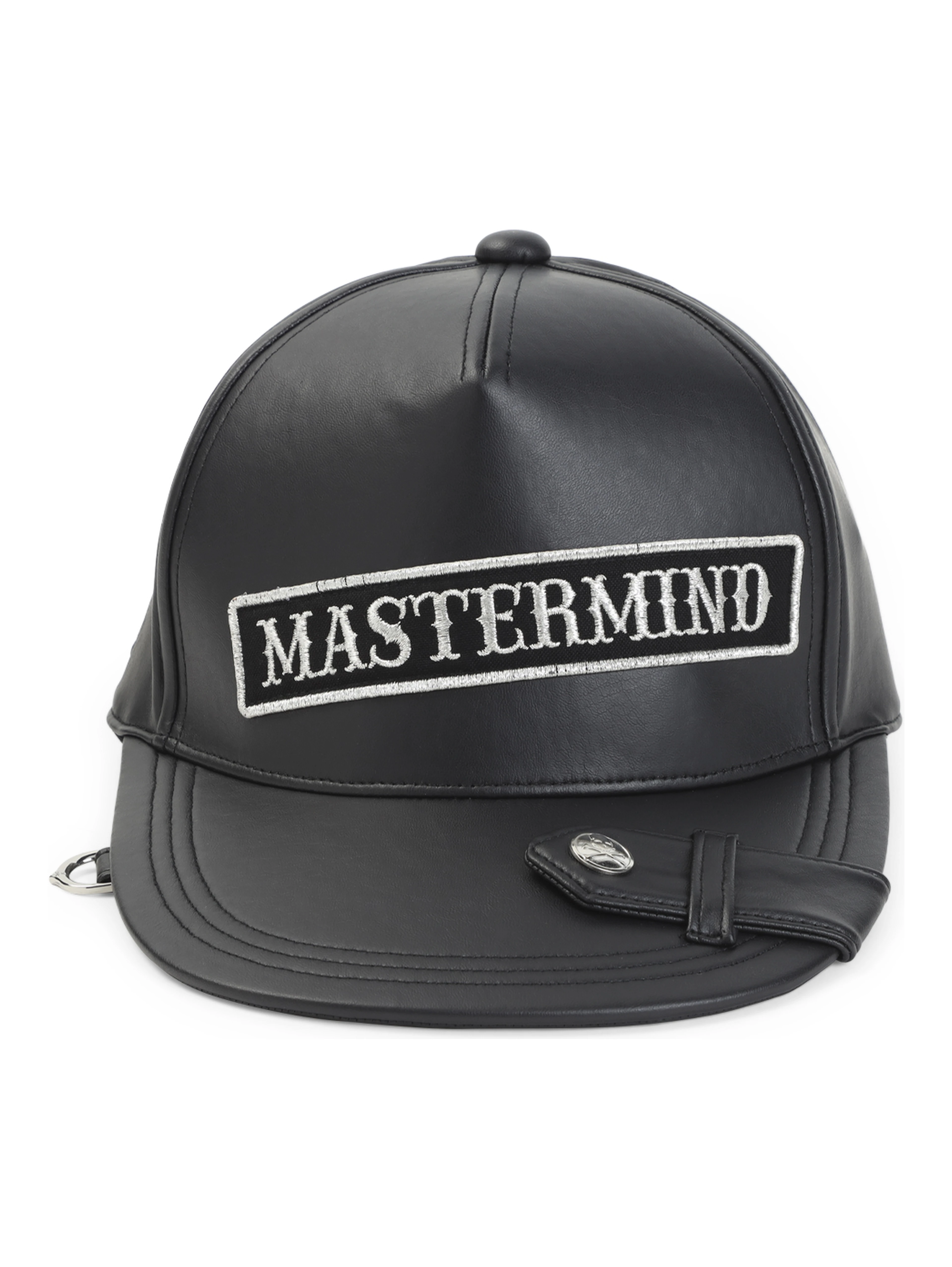 Mastermind World Faux Leather Cap