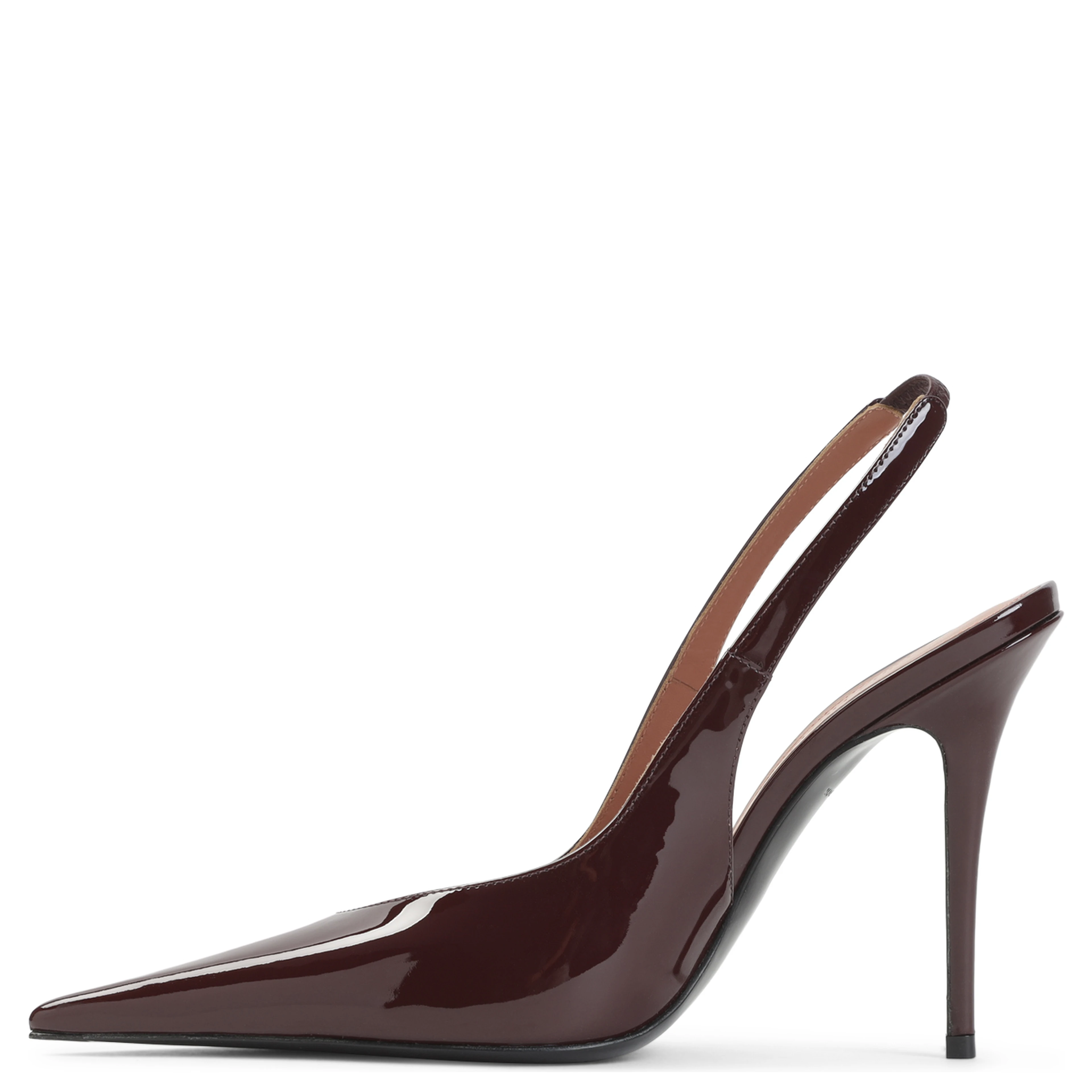 Amina Muaddi Anok Patent Slingback