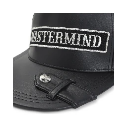 Mastermind World Faux Leather Cap