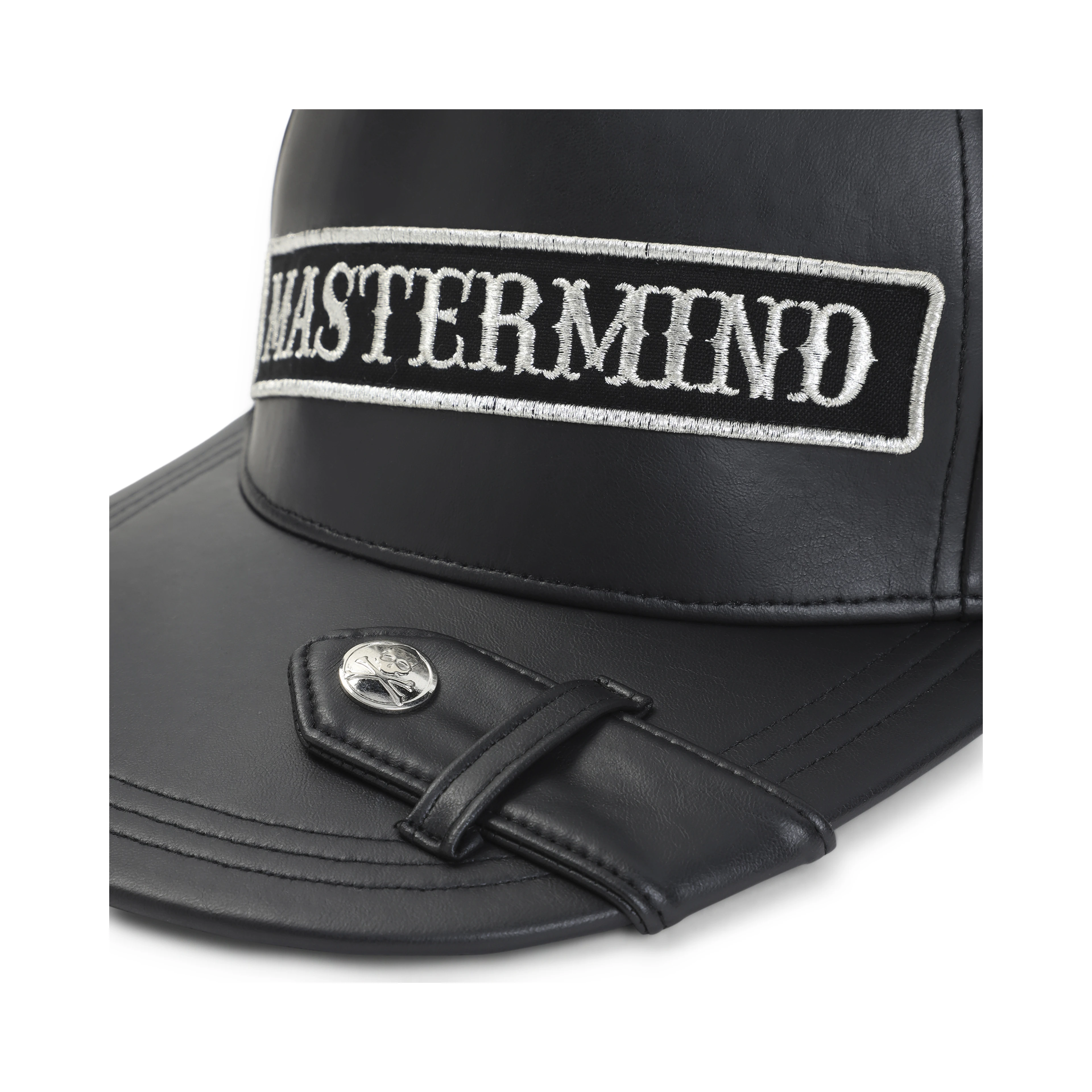 Mastermind World Faux Leather Cap