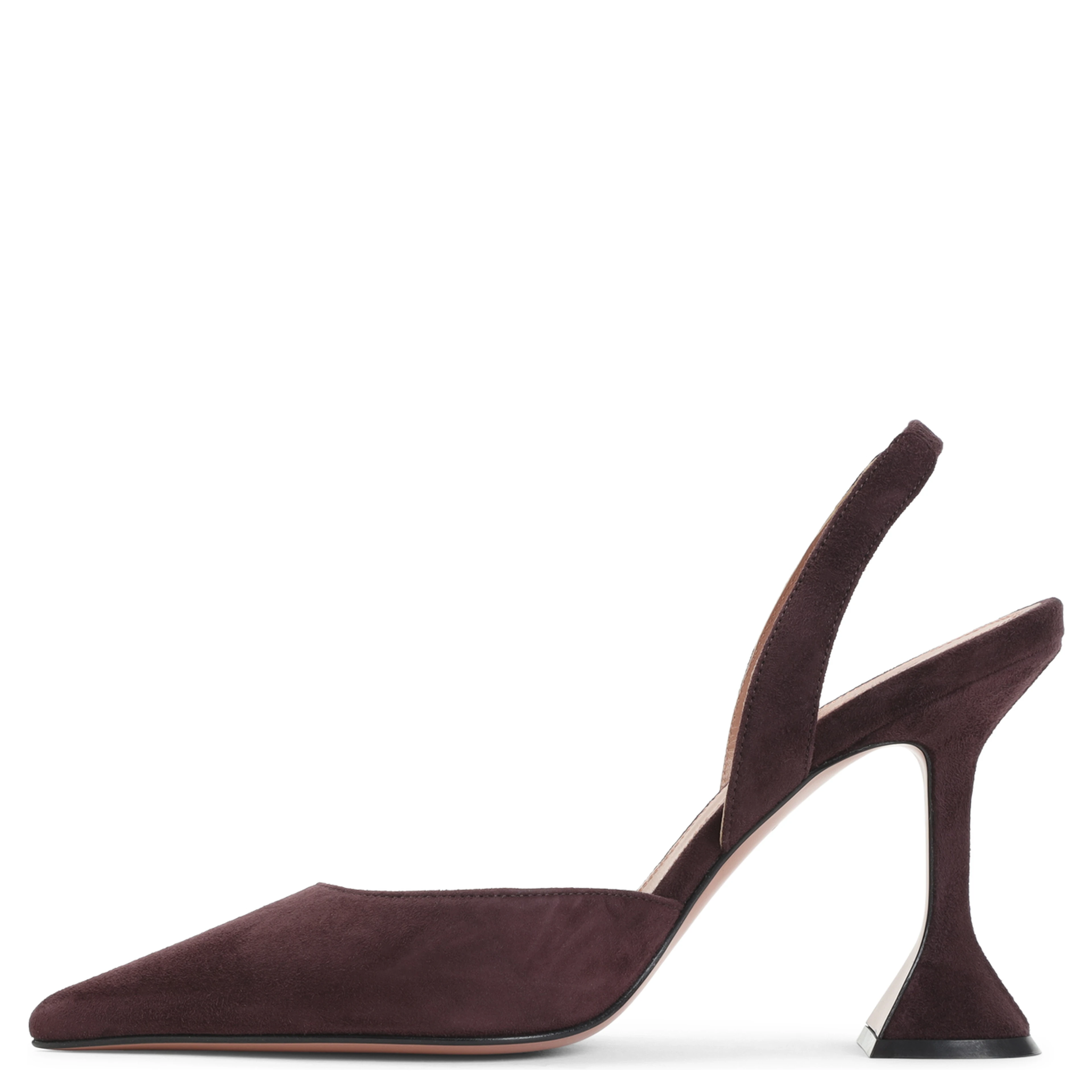 Amina Muaddi Holli Suede Slingback