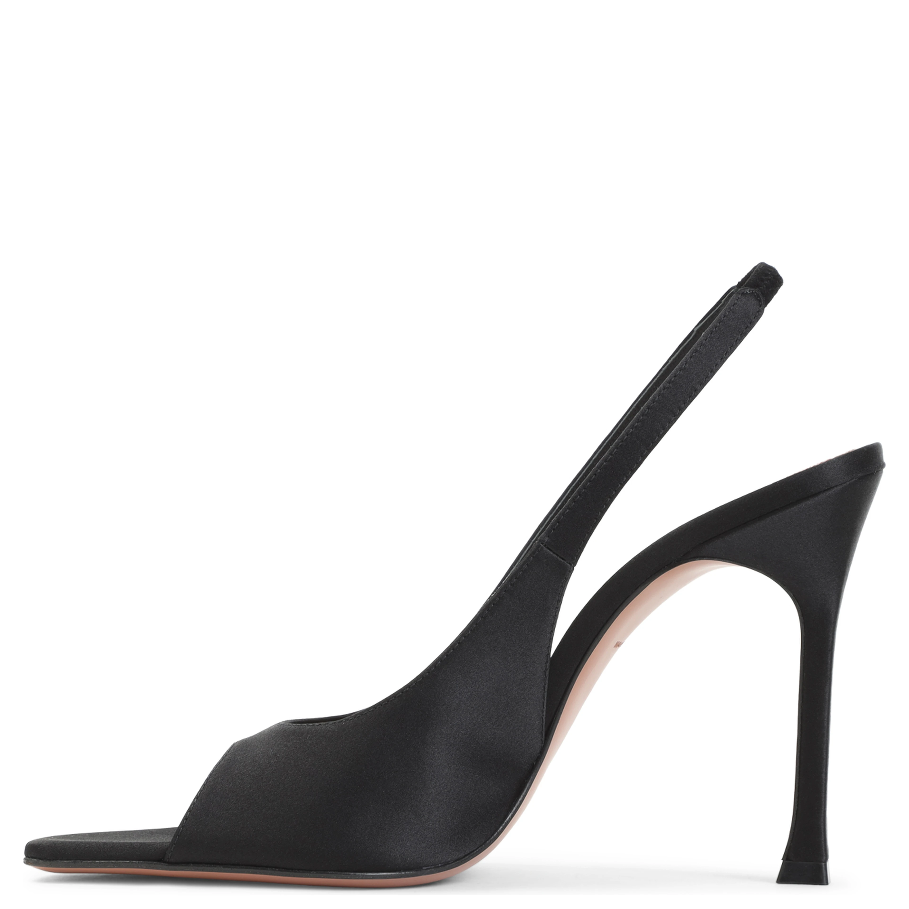 Amina Muaddi Alexa 105 Satin Slinback