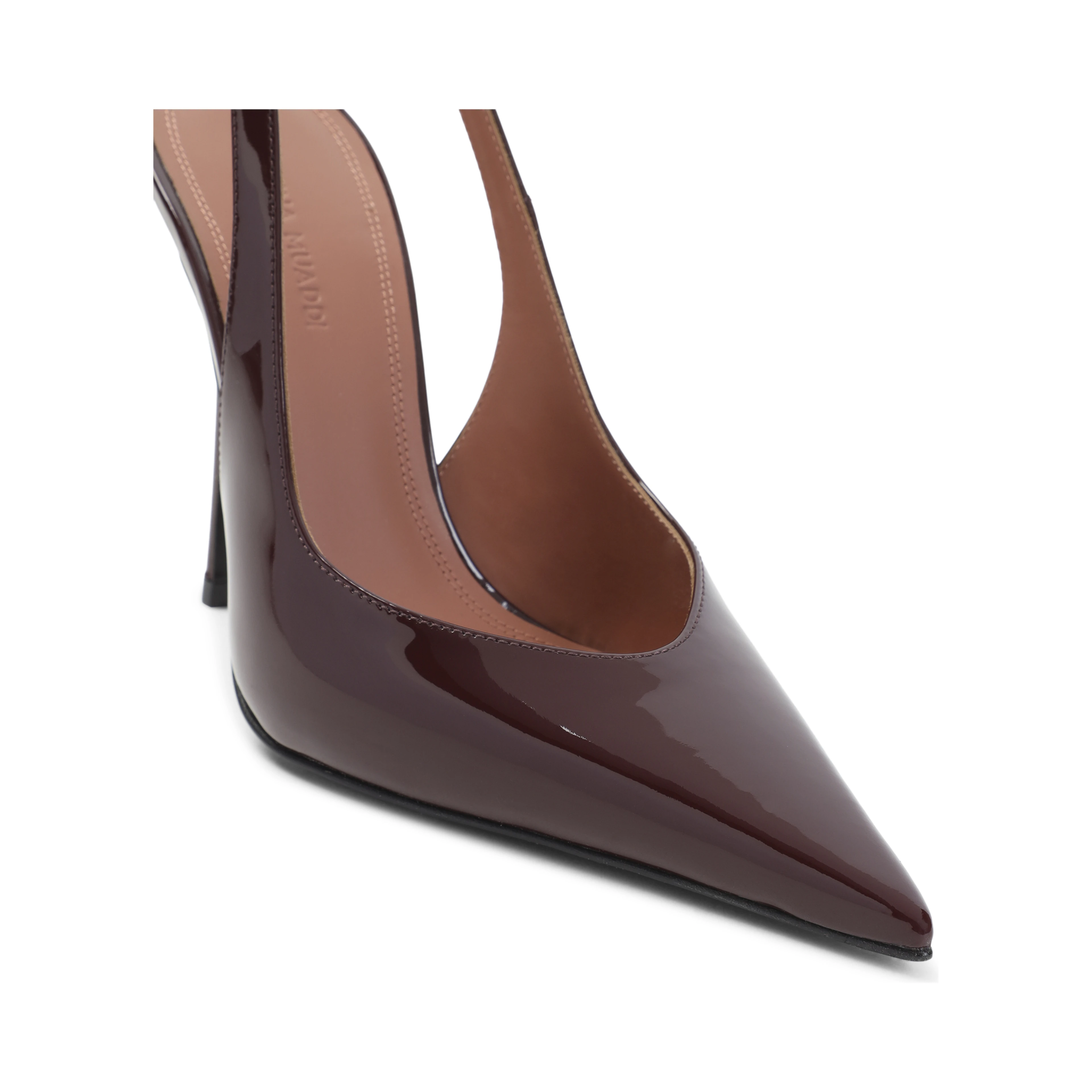 Amina Muaddi Anok Patent Slingback