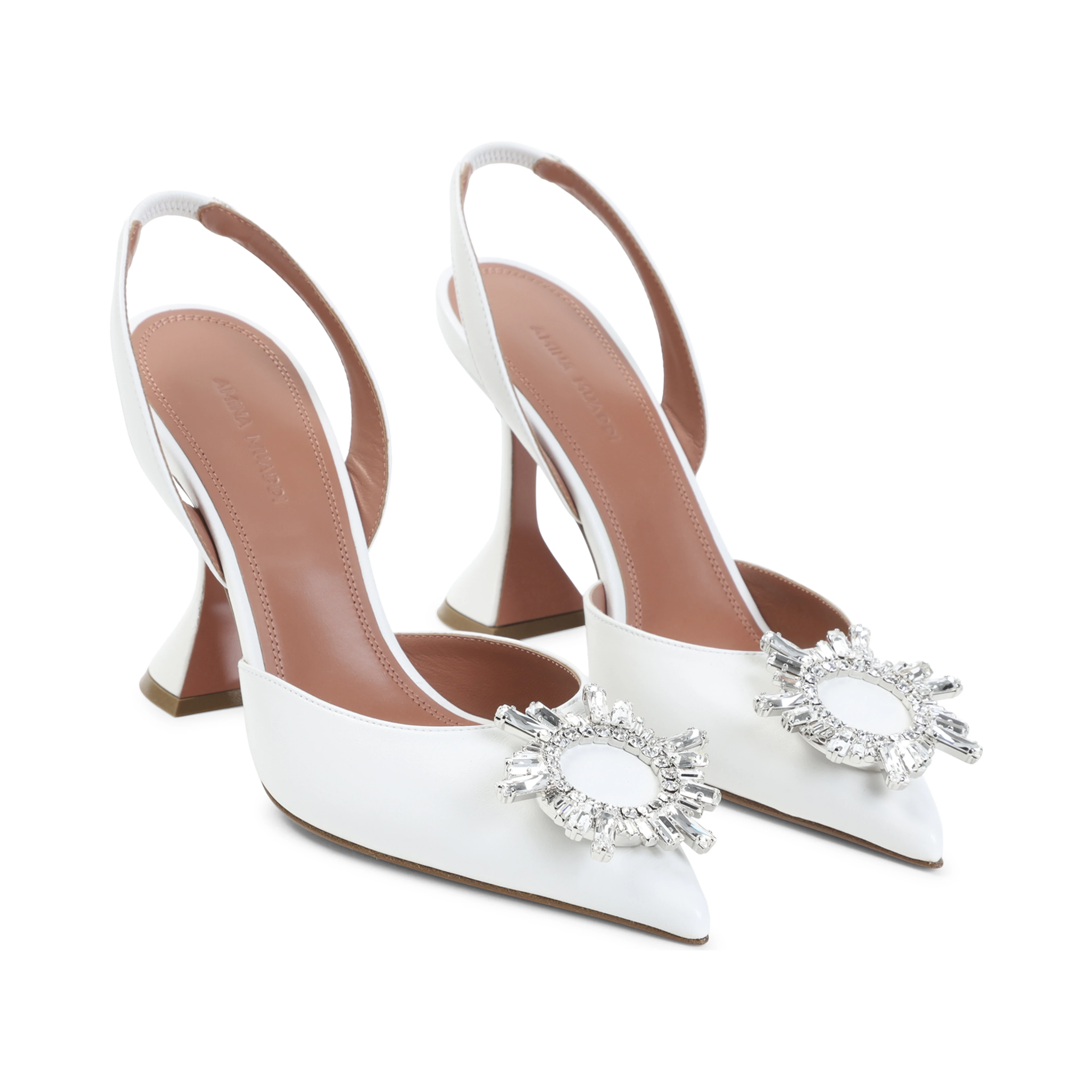 Amina Muaddi Begum Nappa Slingback