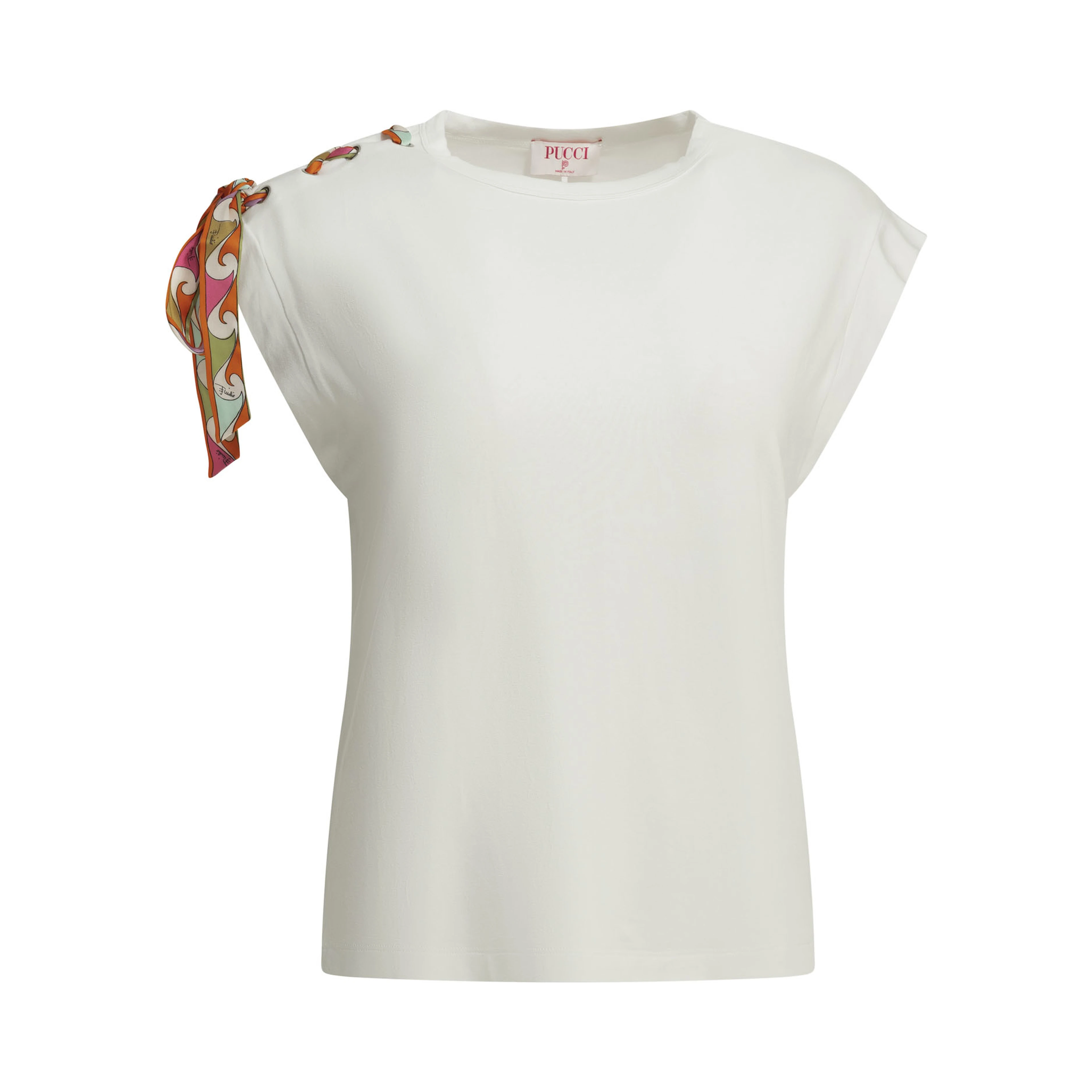 Crew-neck T-shirt with printed detail