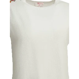 Crew-neck T-shirt with printed detail