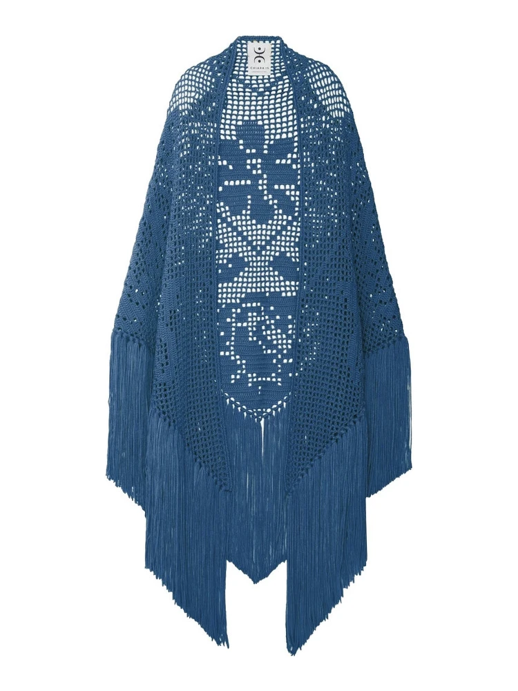 Peony Dress with merino, blue and women